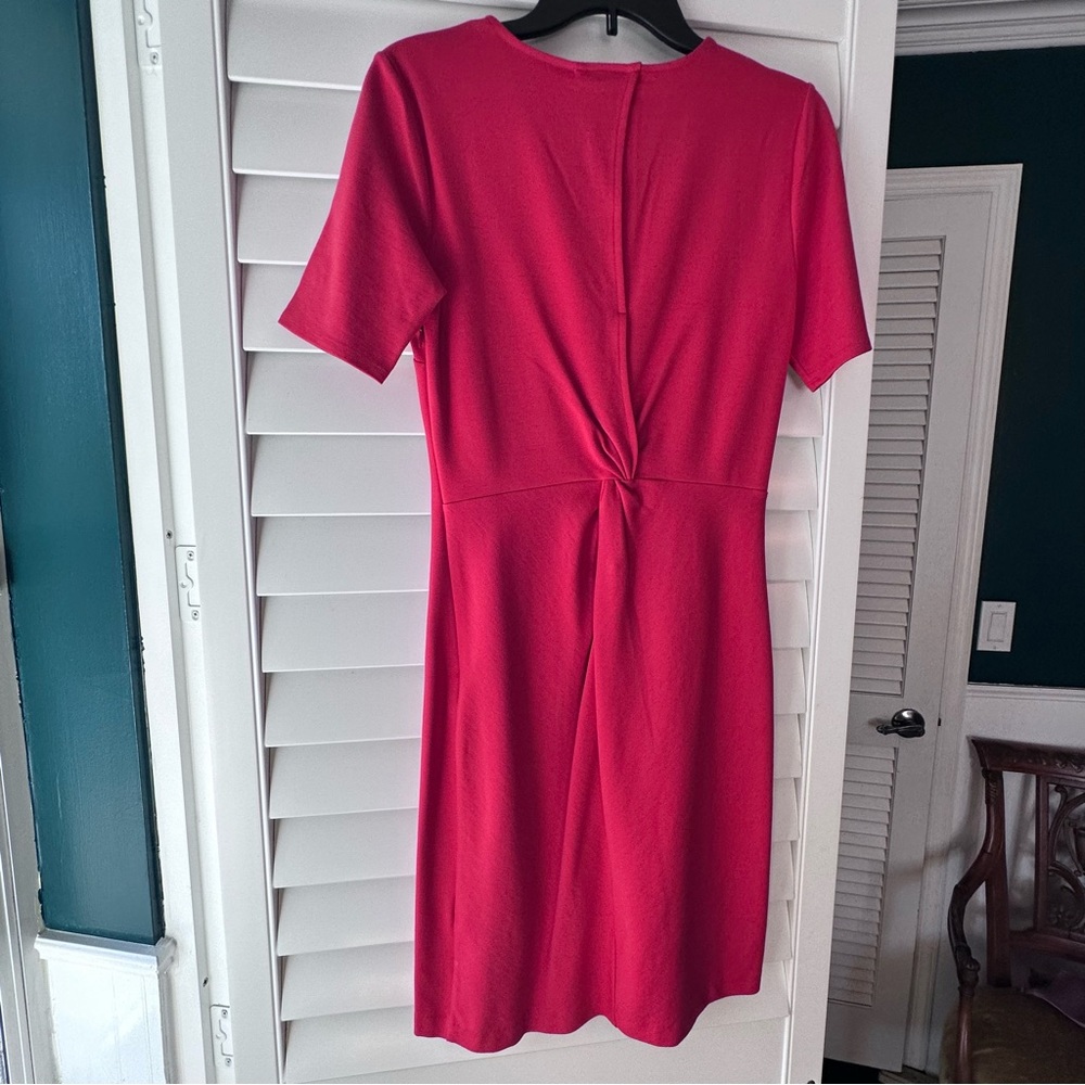 Banana Republic Vibrant Pink Midi Dress